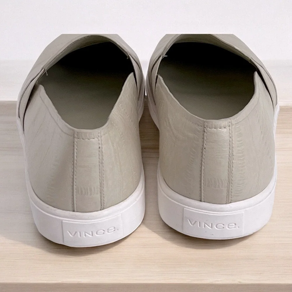 Vince Slip-on Sneakers Walking Casual  Leather Upper‎ Shoes